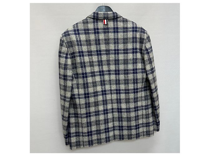 Thom Browne Checked Wool Jacket (Set-Up) Multiple colors - view 7