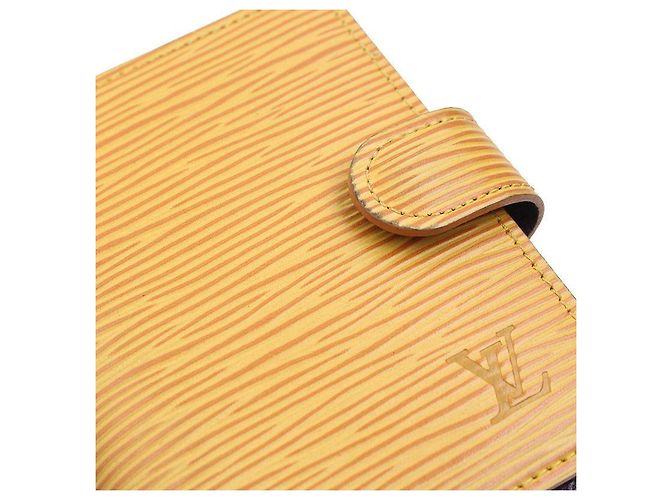 Louis Vuitton Tarjetero Epi amarillo - vista 5
