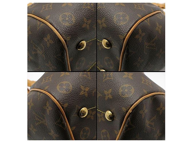 Louis Vuitton Borsa Tote Monogram Tivoli PM Marrone - vista 10