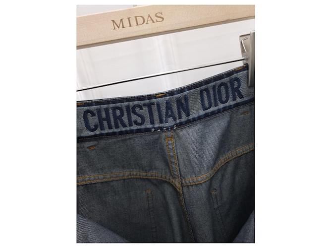 Dior Jeans Flare Denim Couture Negro - vista 5