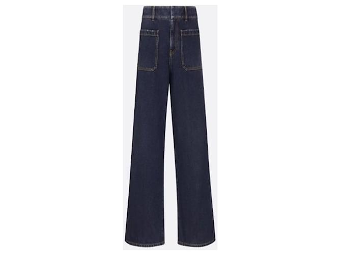 Dior Jeans Flare Denim Couture Negro - vista 9