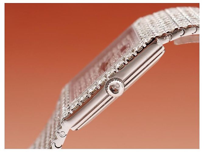 Piaget Protocol Unisex-Damenuhr Weißgold Aftersetting Voll Diamant - Ansicht 11