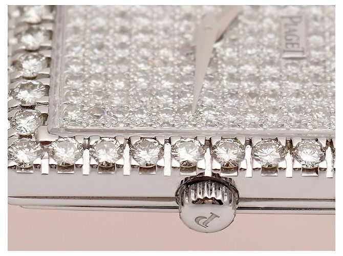 Piaget Protocol Unisex-Damenuhr Weißgold Aftersetting Voll Diamant - Ansicht 13