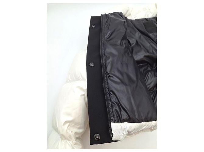 Moncler Kurze Steppjacke CLARET Weiß - Ansicht 12