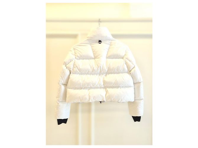 Moncler Kurze Steppjacke CLARET Weiß - Ansicht 5