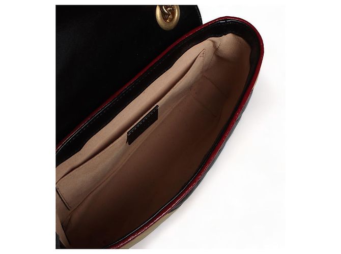 Gucci Borsa a tracolla mini GG Marmont trapuntata Multicolore - vista 7