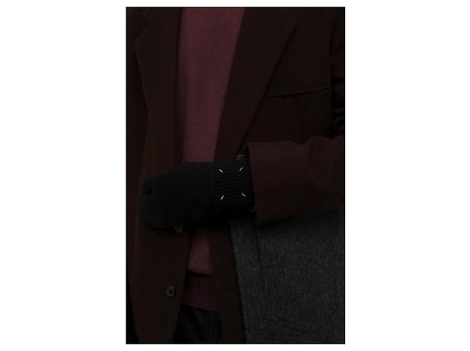 Maison Martin Margiela Maison Margiela Strickhandschuhe Schwarz - Ansicht 13