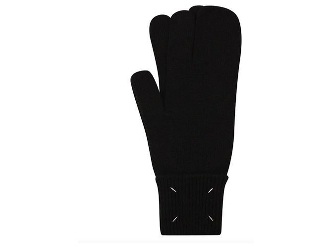 Maison Martin Margiela Maison Margiela Strickhandschuhe Schwarz - Ansicht 3