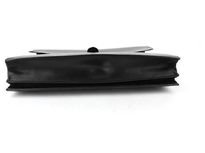 Hermès Borsa Saddle nera con finiture dorate Nero - vista 4