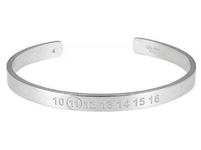 Maison Martin Margiela Bracciale Numerical Argento - vista 3