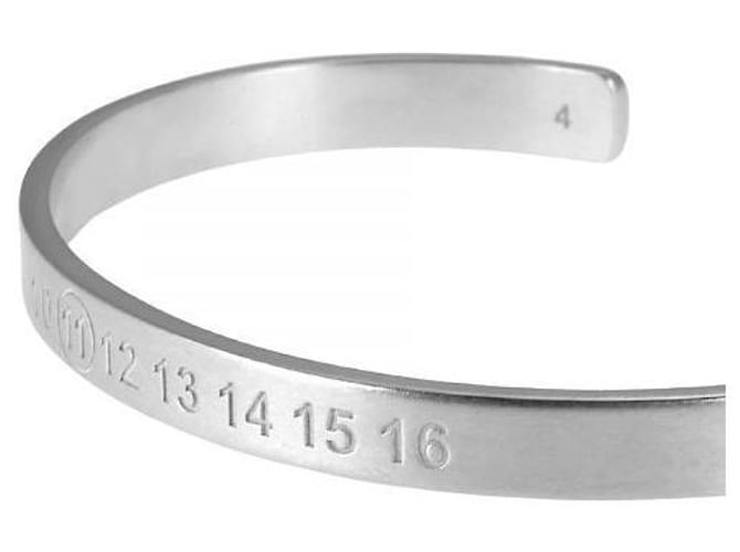 Maison Martin Margiela Bracciale Numerical Argento - vista 5