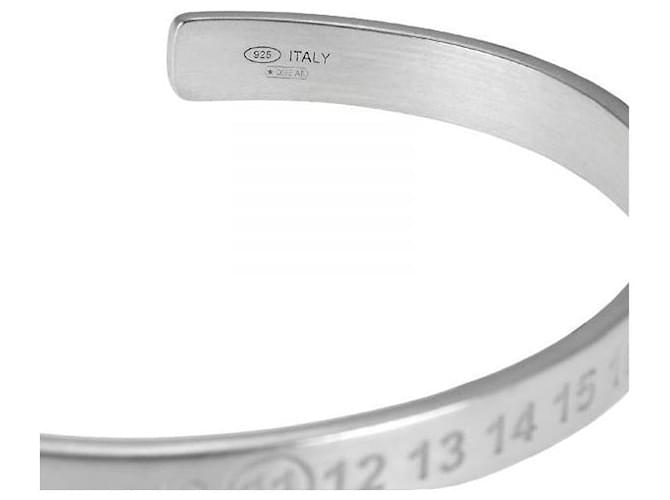 Maison Martin Margiela Bracciale Numerical Argento - vista 6