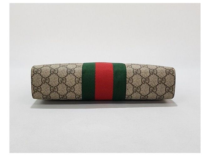 Gucci Clutch GG Supreme Ophidia Web Canvas - vista 5