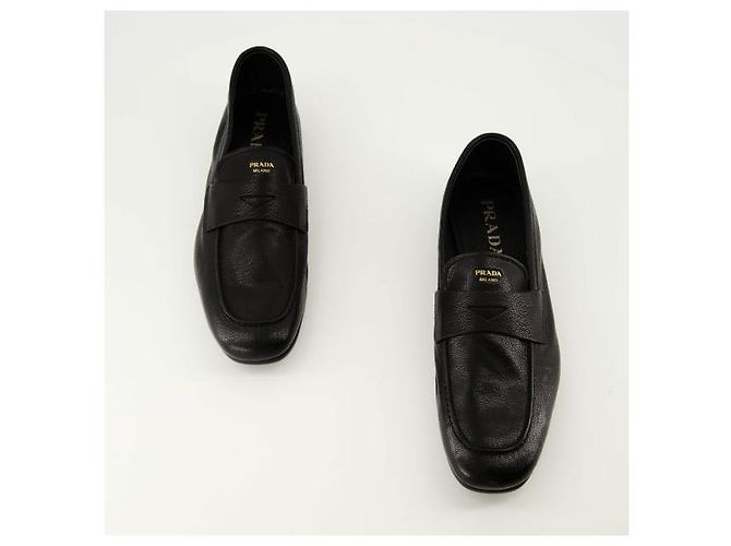 Prada Leather Loafers - view 8
