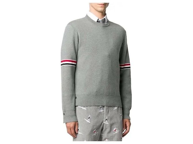Thom Browne Bracciale in maglia Milano - vista 5