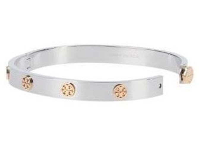 Tory Burch Bracciale con cerniera e borchie Miller Argento - vista 5