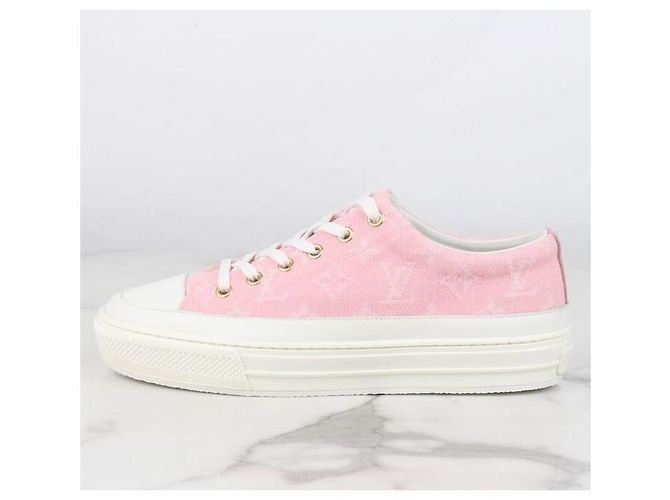 Louis Vuitton Denim Stella Sneaker Rosa Pink - Ansicht 3