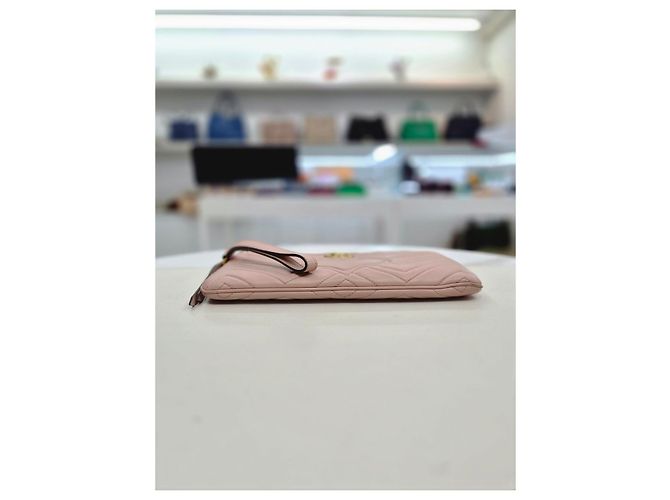 Gucci Piccola pochette trapuntata Rosa - vista 15