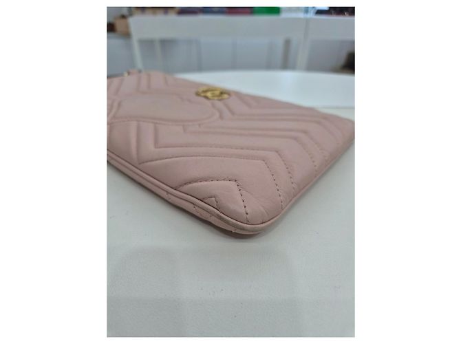 Gucci Piccola pochette trapuntata Rosa - vista 16