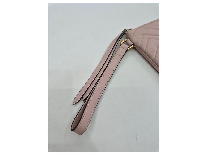 Gucci Piccola pochette trapuntata Rosa - vista 19
