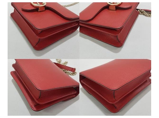 Gucci Piccola borsa a tracolla Interlocking Rossa Rosso - vista 8