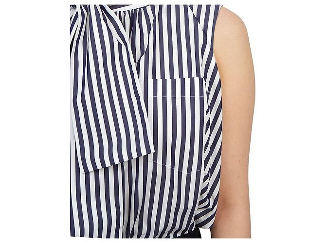 Sacai Vestido largo sin mangas para mujer Multicolor - vista 10