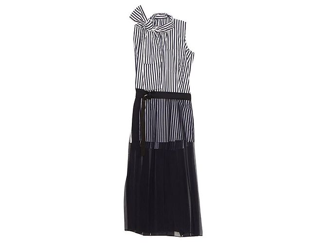 Sacai Vestido largo sin mangas para mujer Multicolor - vista 2