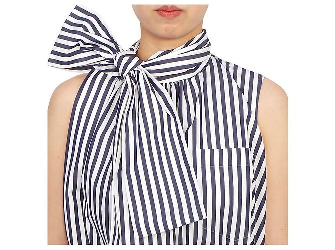 Sacai Vestido largo sin mangas para mujer Multicolor - vista 9