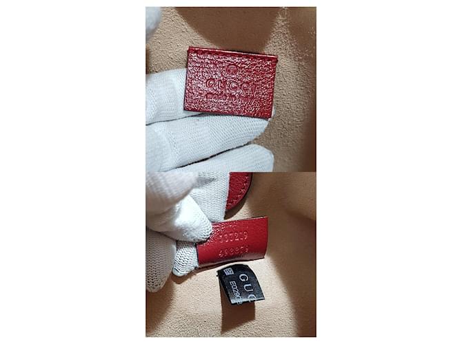 Gucci Borsa Shopper Tiger Web Raza Rosso - vista 9