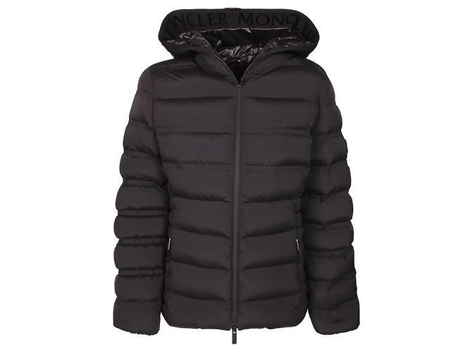 Moncler Alete Steppjacke mit Kapuze Schwarz - Ansicht 4