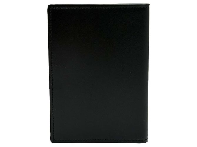 Saint Laurent Portapassaporto in pelle di vitello nera Nero - vista 5