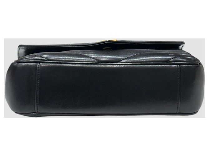 Saint Laurent Piccola borsa a tracolla con catena Lulu Nera Nero - vista 8