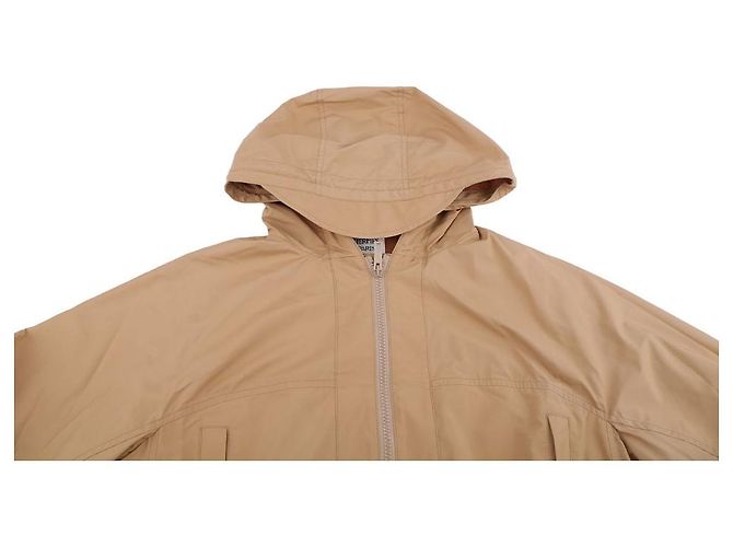 Hermès Abrigo largo cortavientos Castaño - vista 4