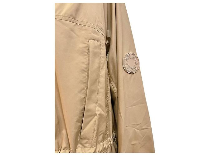 Hermès Abrigo largo cortavientos Castaño - vista 6