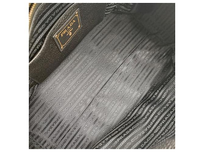 Prada Borsa Tote e Borsa a Spalla Vitello Donna Nero - vista 7