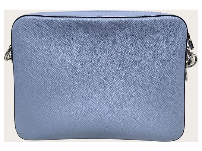Louis Vuitton Borsa Messenger Monogram Trio Blu - vista 5