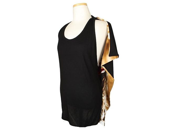 Givenchy Top sin mangas con estampado XS Negro - vista 2