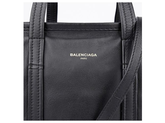 Balenciaga Piccola borsa tote e borsa a tracolla Bazar in pelle nera Nero - vista 2