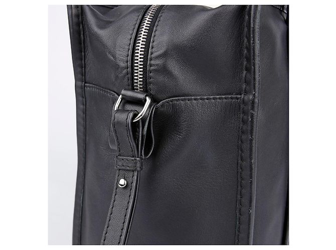 Balenciaga Piccola borsa tote e borsa a tracolla Bazar in pelle nera Nero - vista 6