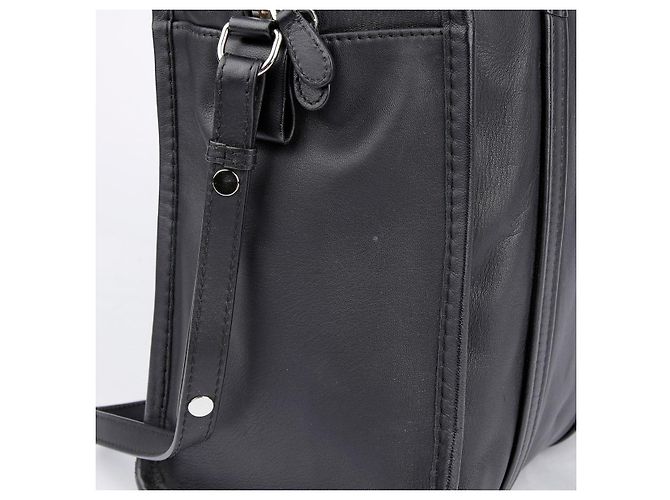 Balenciaga Piccola borsa tote e borsa a tracolla Bazar in pelle nera Nero - vista 8