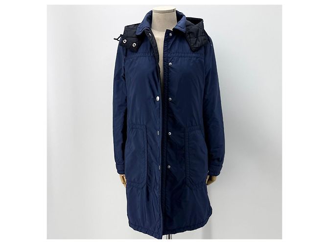 Prada Leichte Damen-Langjacke aus Re-Nylon mit Triangle-Logo Mehrfarben - Ansicht 3