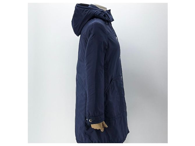 Prada Leichte Damen-Langjacke aus Re-Nylon mit Triangle-Logo Mehrfarben - Ansicht 5