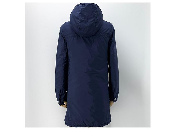 Prada Leichte Damen-Langjacke aus Re-Nylon mit Triangle-Logo Mehrfarben - Ansicht 6