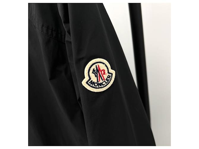 Moncler Giacca a vento con cappuccio nera Nero - vista 5