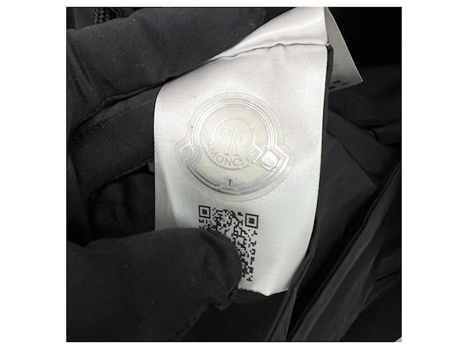 Moncler Giacca a vento con cappuccio nera Nero - vista 7