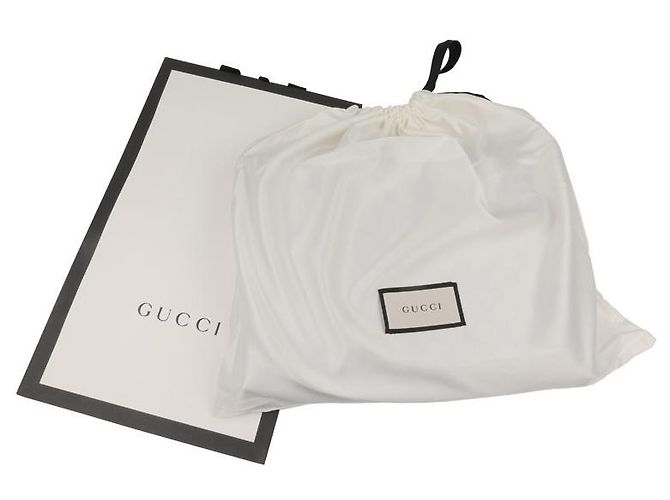 Gucci Piccola borsa a tracolla Ophidia in pelle nera Nero - vista 12