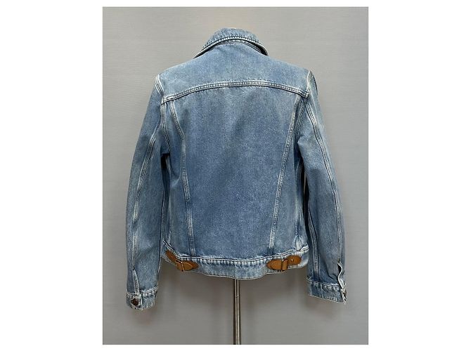 Louis Vuitton Giacca di denim blu Virgil Abloh - vista 3