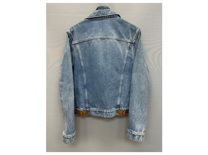 Louis Vuitton Giacca di denim blu Virgil Abloh - vista 5