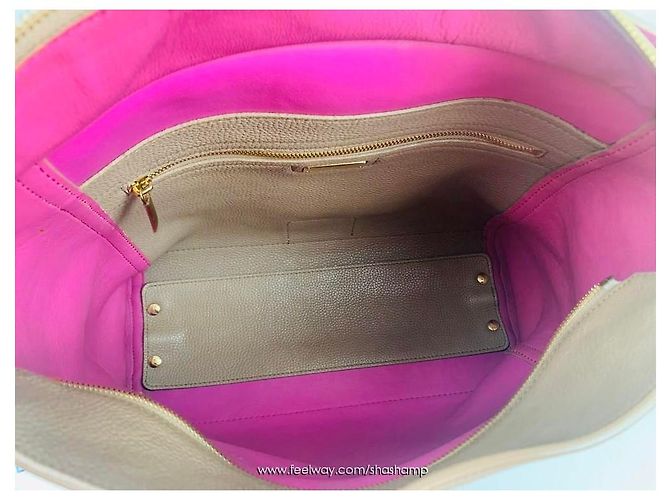 Borsa Hobo/Tote a tracolla Salvatore Ferragamo Ali Arancione - vista 5