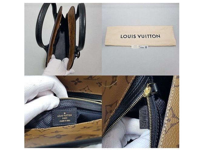 Louis Vuitton Borsa Tote e Borsa a Spalla Reverse Monogram Trésor Multicolore - vista 10